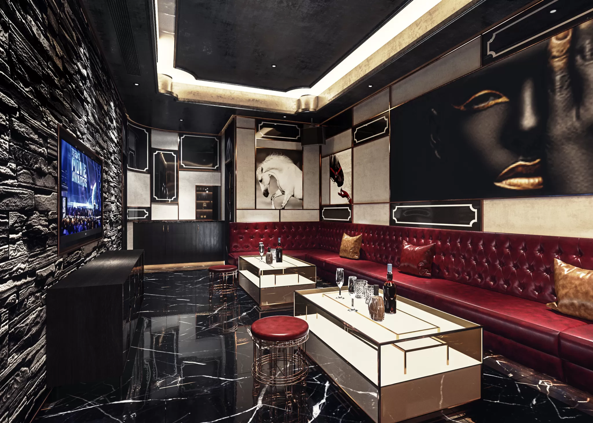 FULL SCENE 3DS MAX – CORONA RENDER – COMMERCIAL SPACE – 026