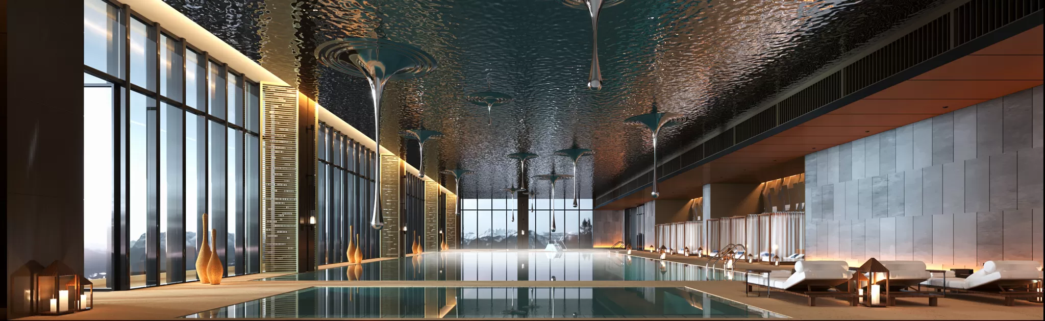 FULL SCENE 3DS MAX – CORONA RENDER – COMMERCIAL SPACE – 040