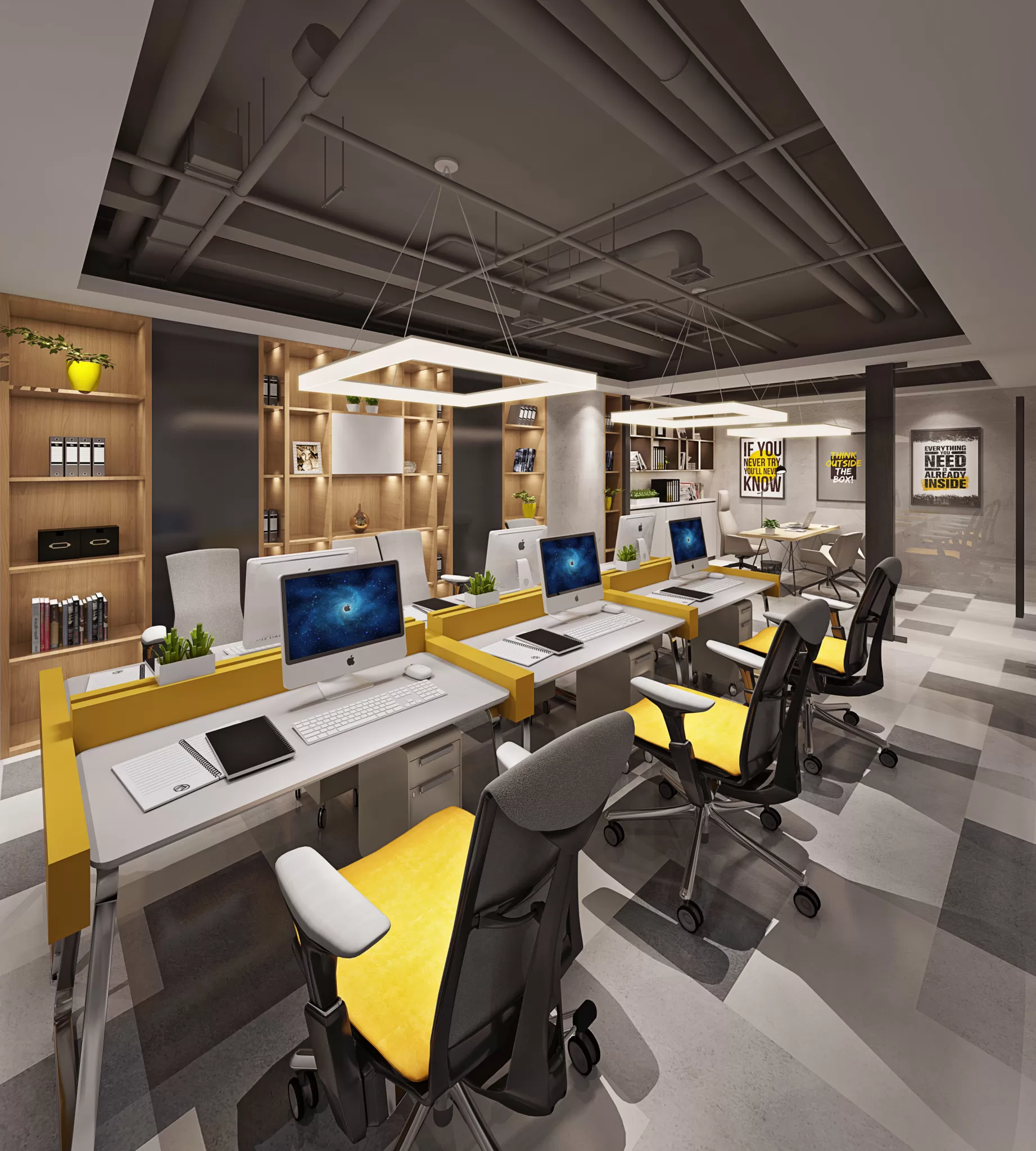 OFFICE – 3D SCENES – BLOCK – 008