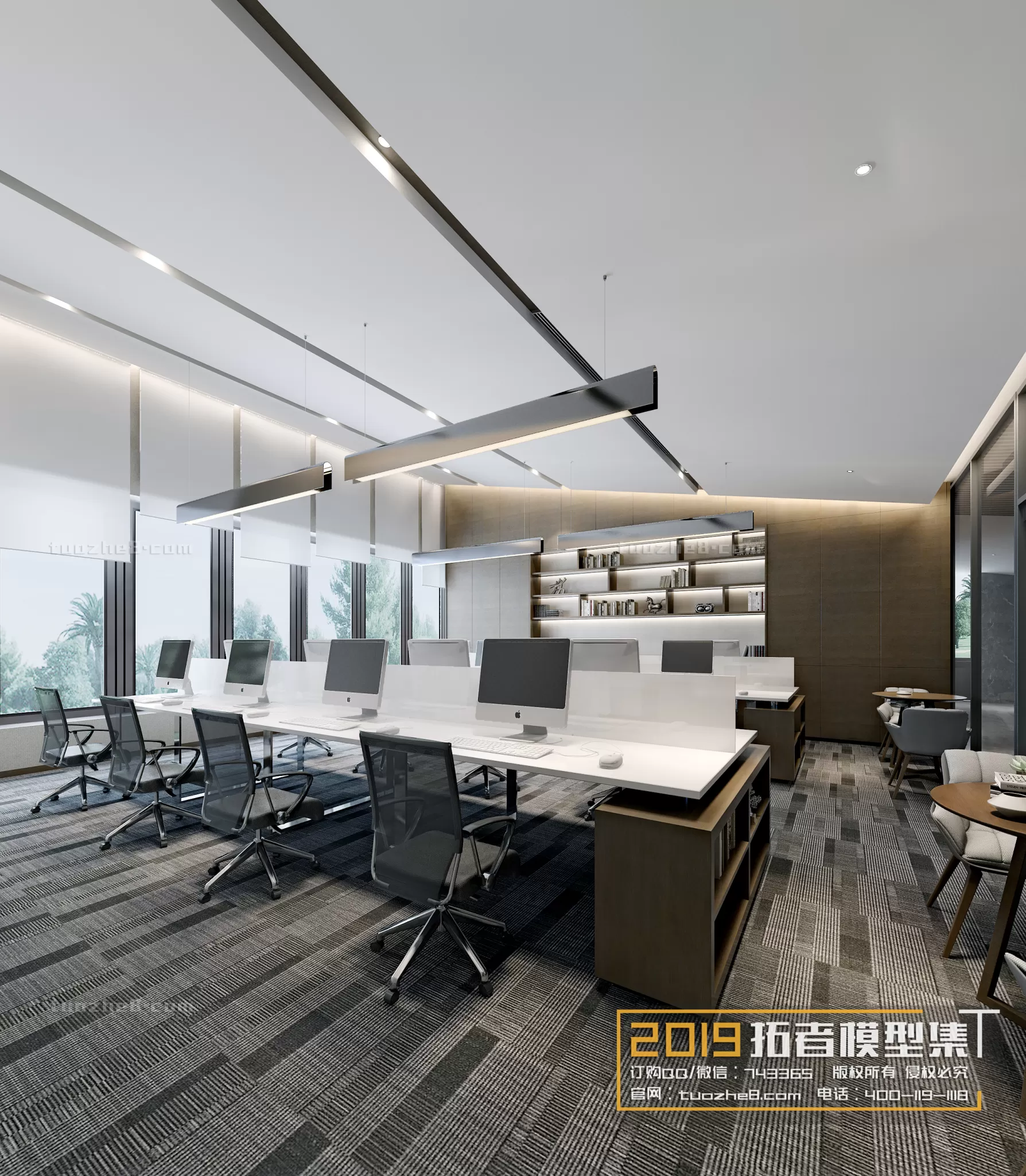 OFFICE – 3D SCENES – BLOCK – 128