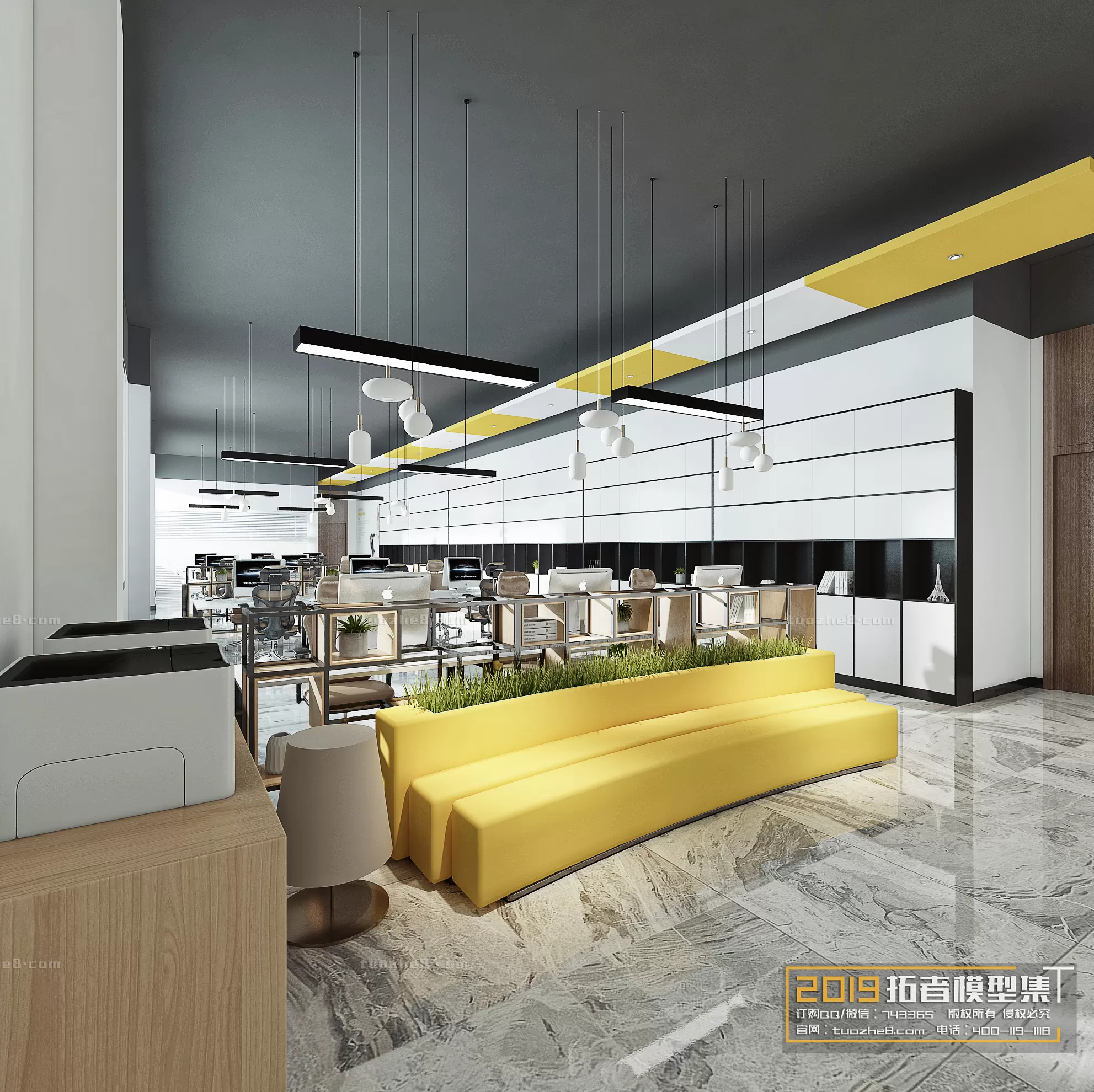 OFFICE – 3D SCENES – BLOCK – 140