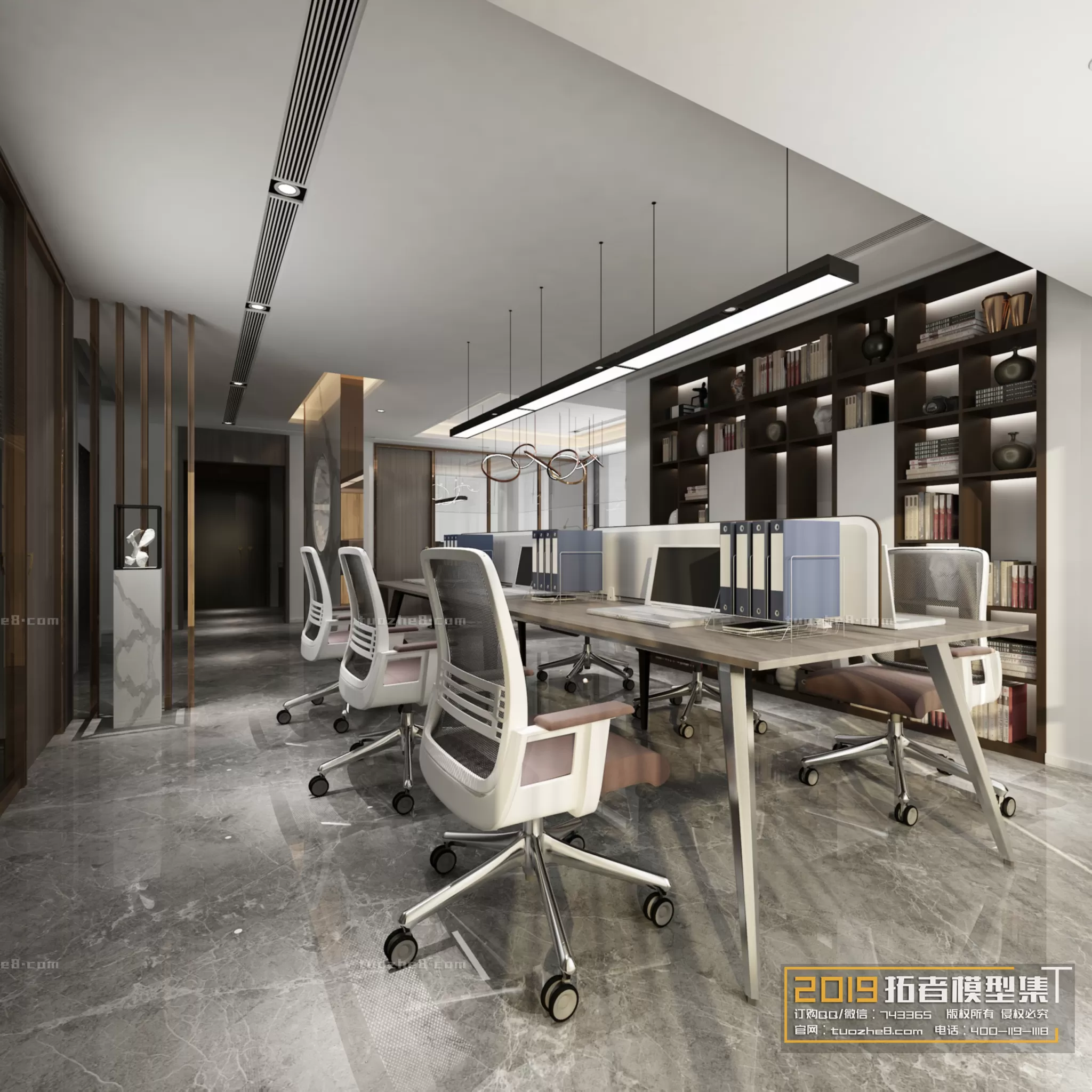 OFFICE – 3D SCENES – BLOCK – 144