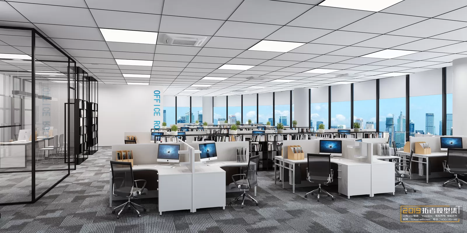 OFFICE – 3D SCENES – BLOCK – 146