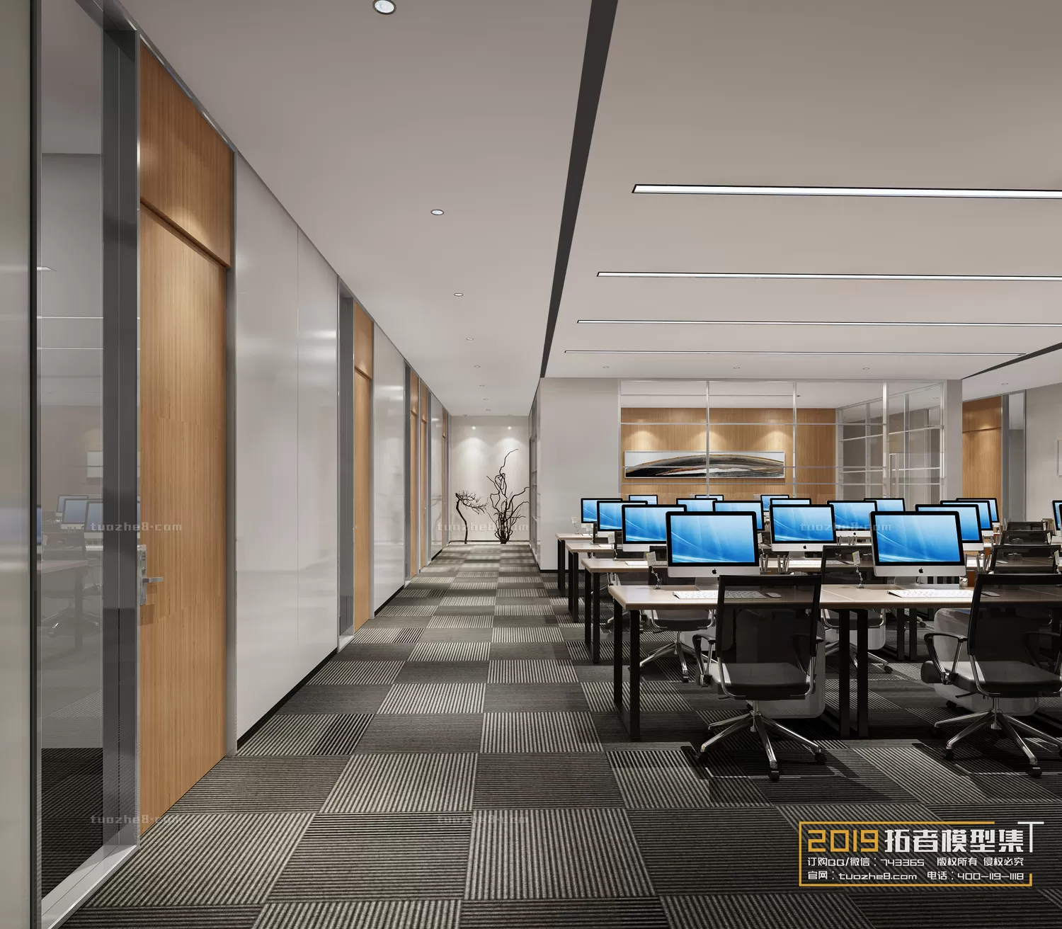 OFFICE – 3D SCENES – BLOCK – 147