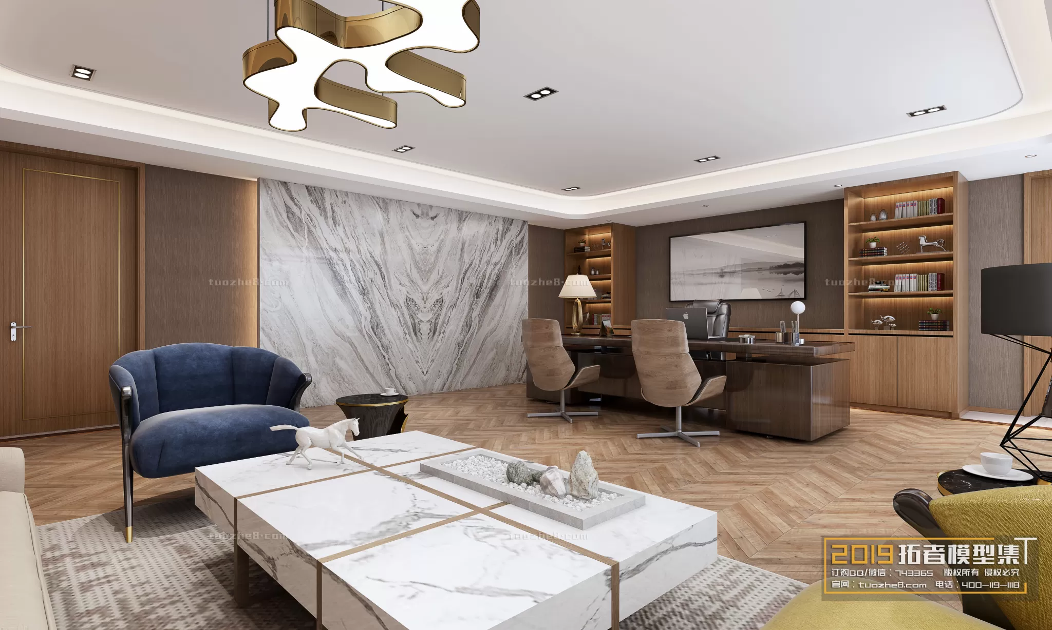 OFFICE – 3D SCENES – BLOCK – 167