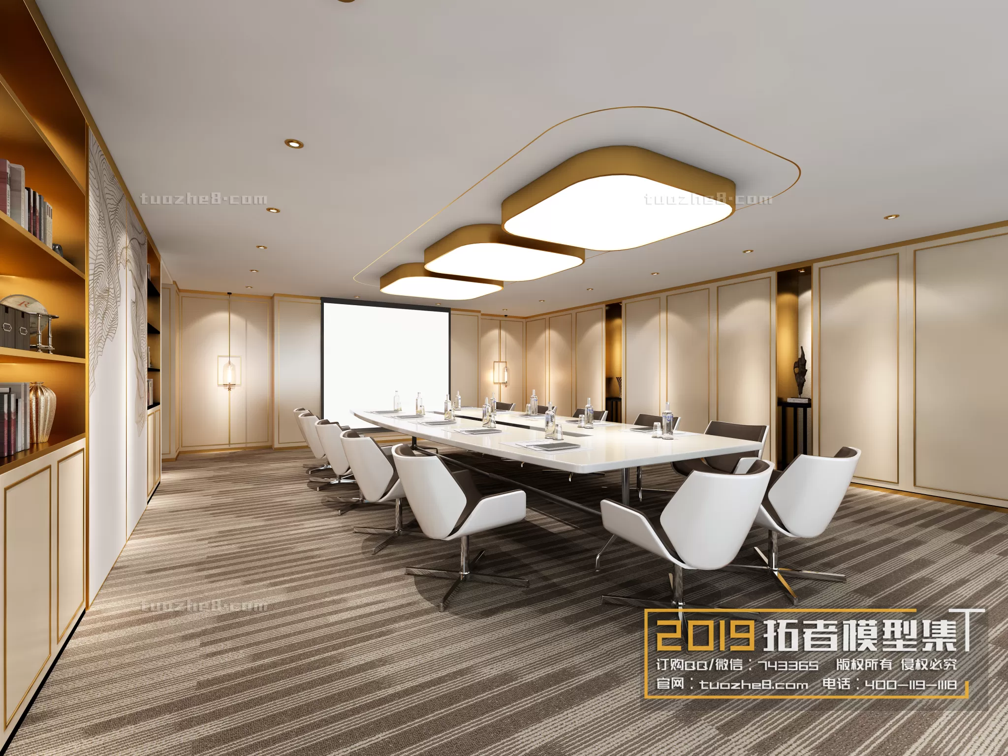 OFFICE – 3D SCENES – BLOCK – 185