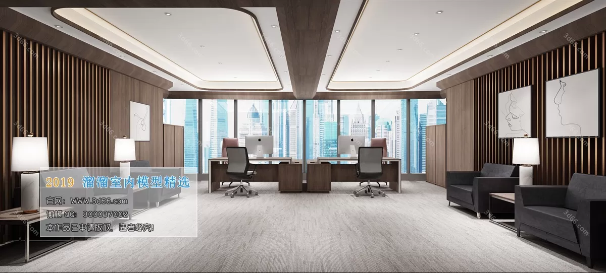 OFFICE – 3D SCENES – BLOCK – 196