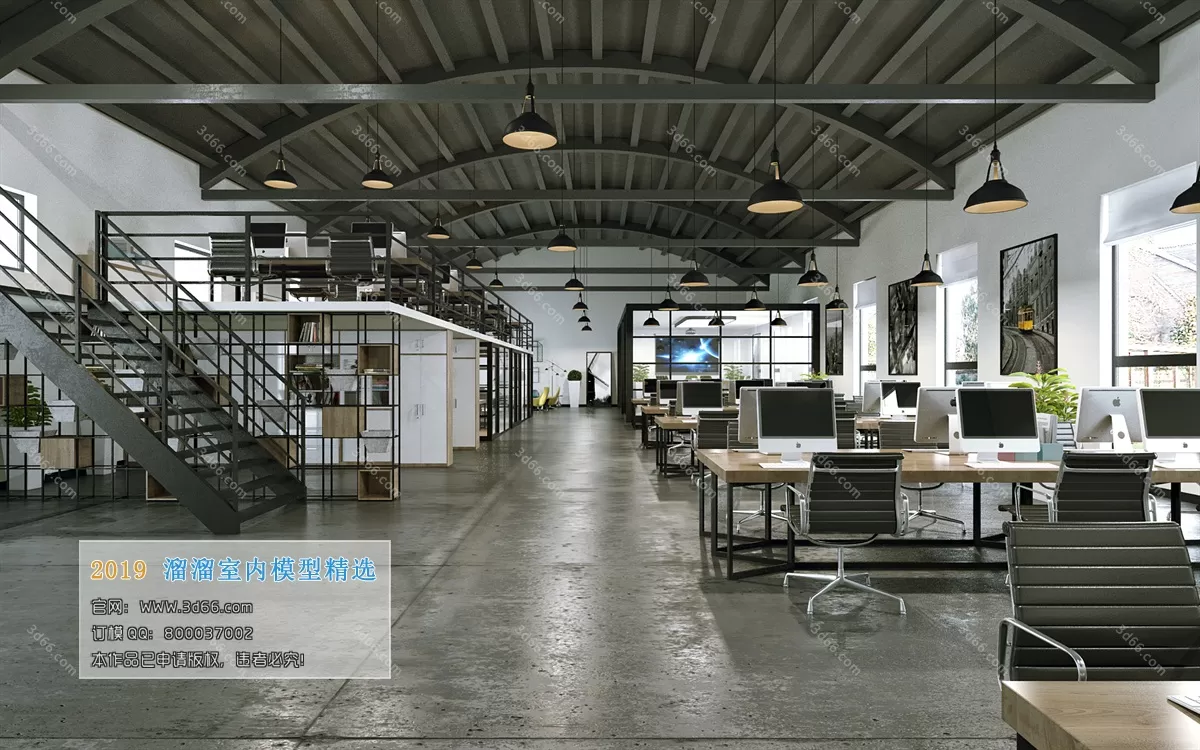 OFFICE – 3D SCENES – BLOCK – 293