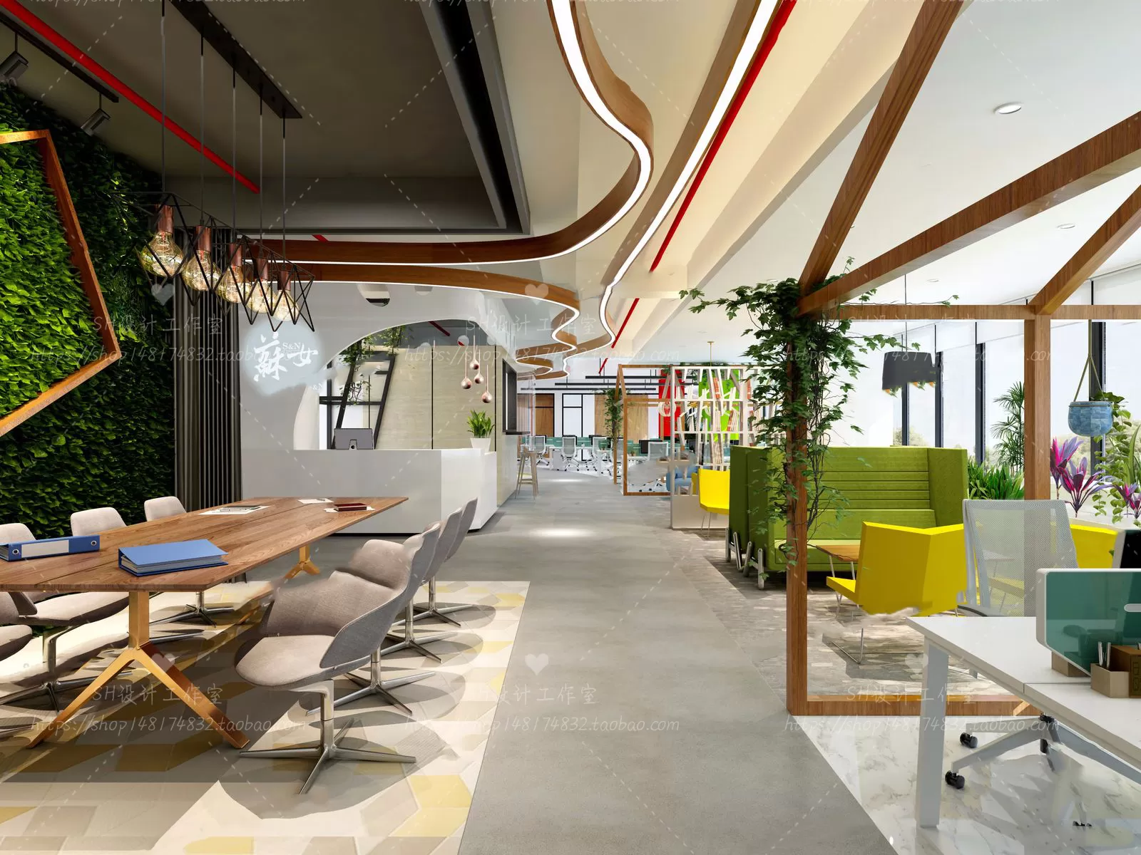 OFFICE – 3D SCENES – BLOCK – 372