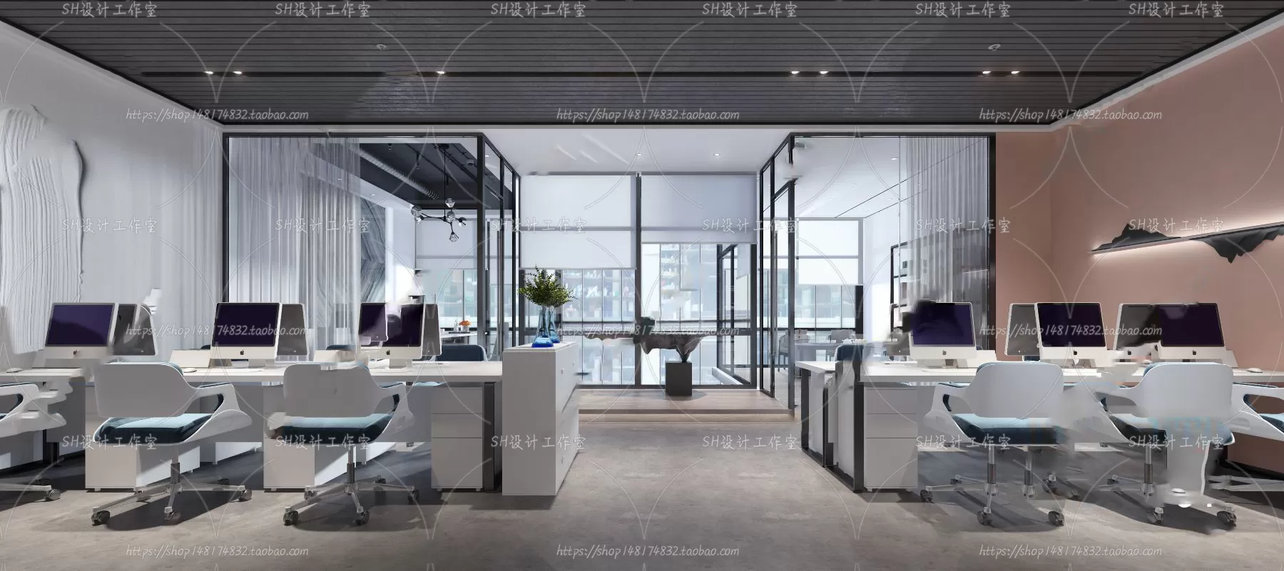 OFFICE – 3D SCENES – BLOCK – 544