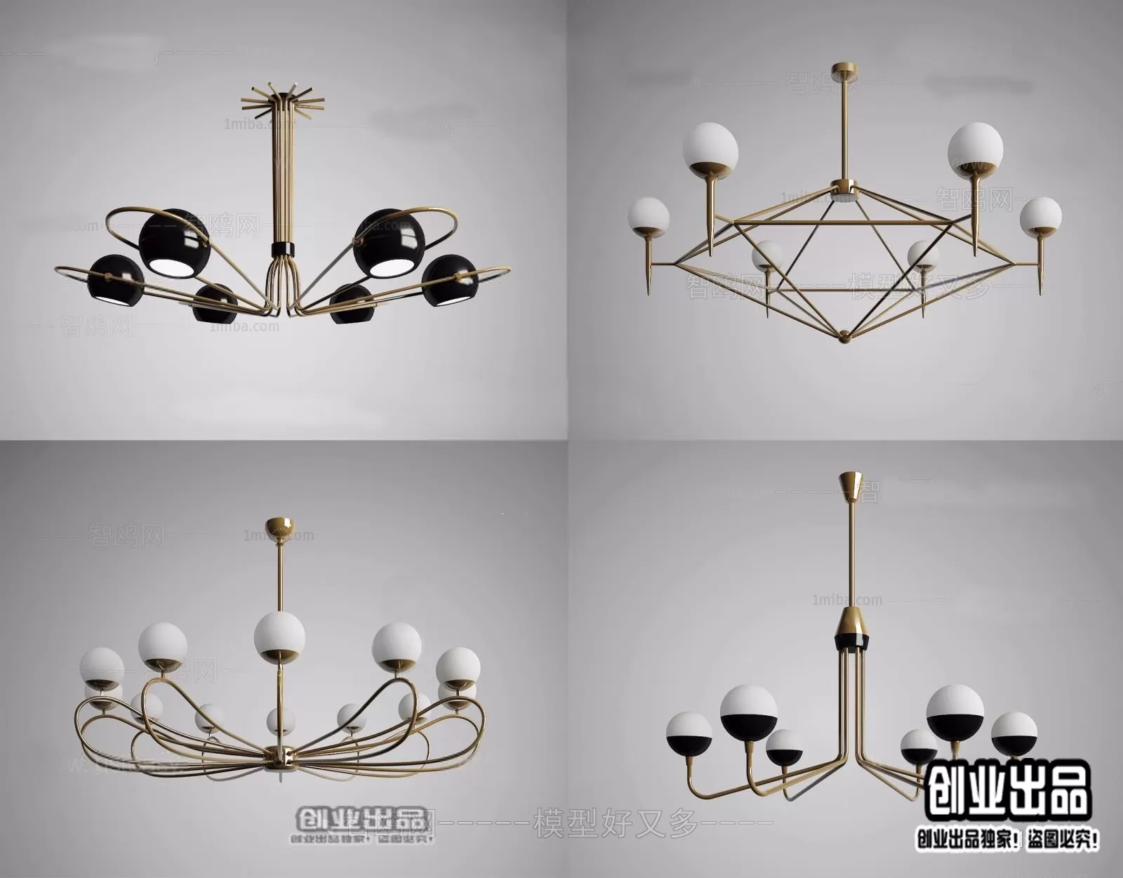 CEILING LAMP – 3D MODELS – 123