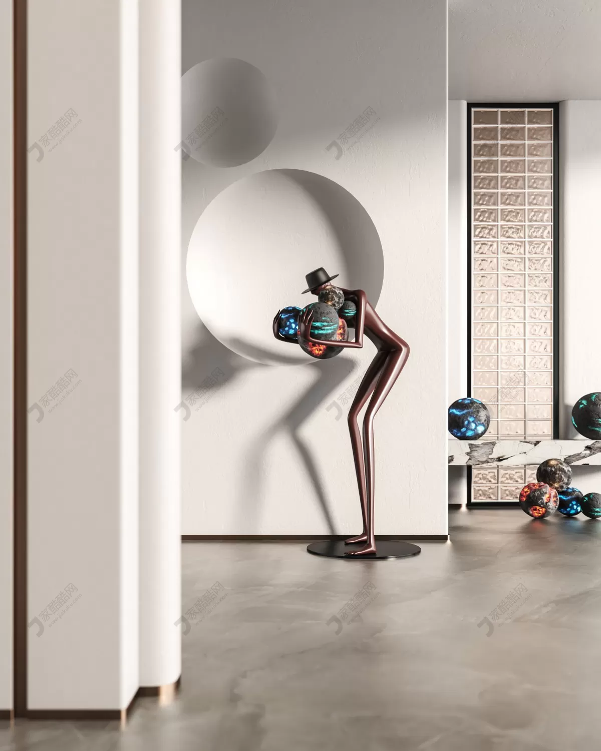 3D SCENES – BLOCKS – VRAY – 017