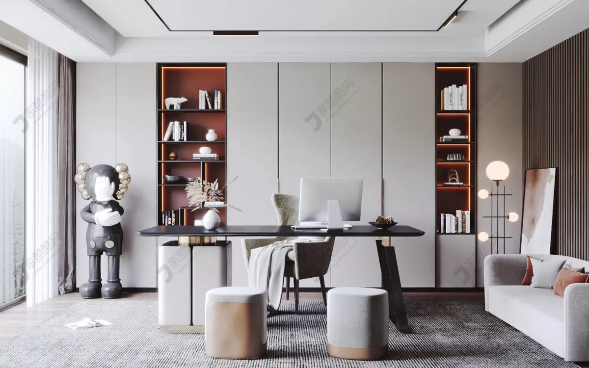 OFFICE HOME – 3D BLOCKS – VRAY – 034