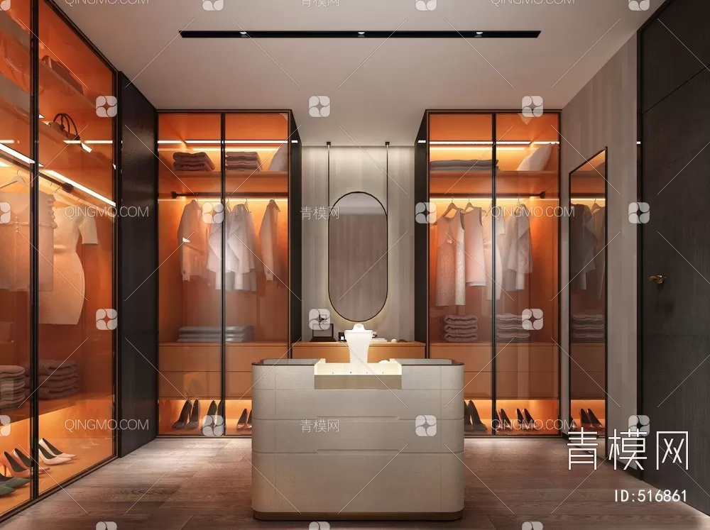 Wardrobe 3D Models – 099