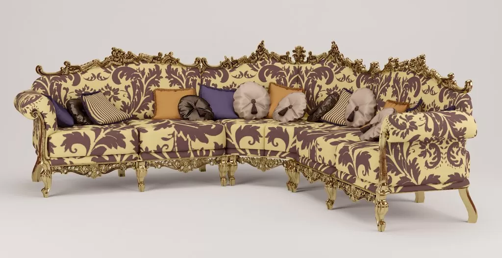 CLASSIC 3D MODELS – corner sofa – ModeneseGastone