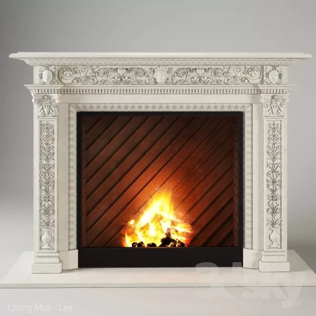 3ds Max Files – Model – 13 – Fireplace Model – 8 – Fireplace by Phong Ngu