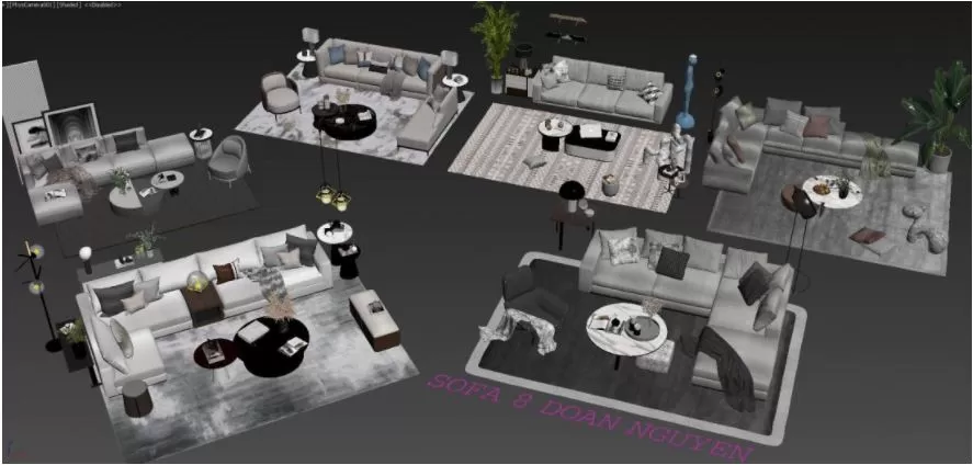 3ds Max Files – Model – 18 – Sofa Model – 13 – Sofa Model by 3dbrute