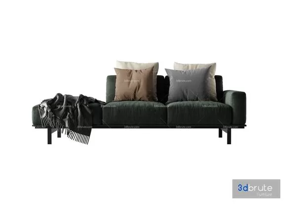 3ds Max Files – Model – 18 – Sofa Model – 2 – Sofa Model by Minotti