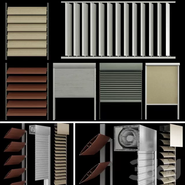 ARCHITECTURE – FACADE ELEMENT – 3D MODELS – FREE DOWNLOAD – 1313