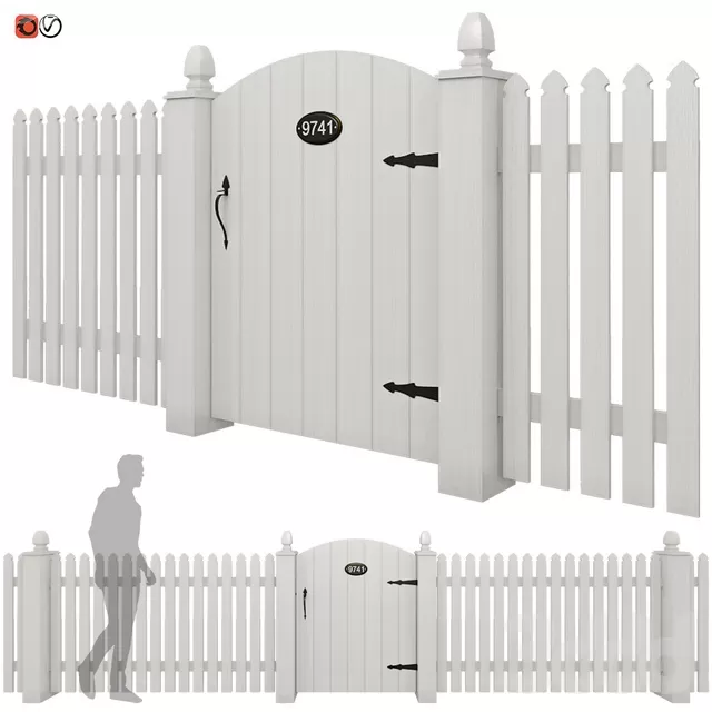ARCHITECTURE – FENCE – 3D MODELS – FREE DOWNLOAD – 1380