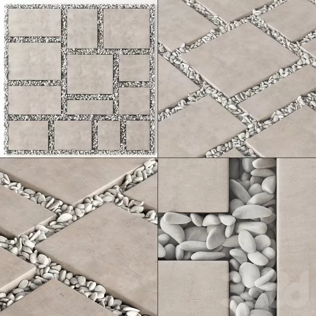 ARCHITECTURE – PAVING – 3D MODELS – FREE DOWNLOAD – 1572
