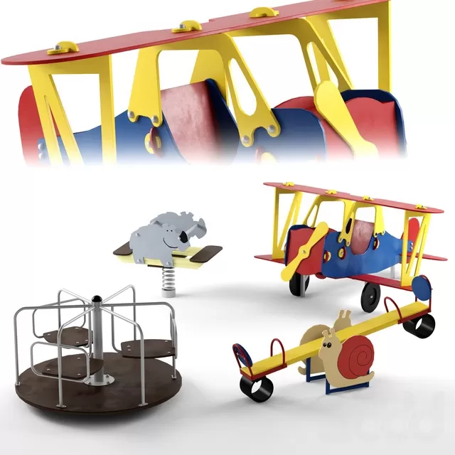 ARCHITECTURE – PLAYGROUND – 3D MODELS – FREE DOWNLOAD – 1590
