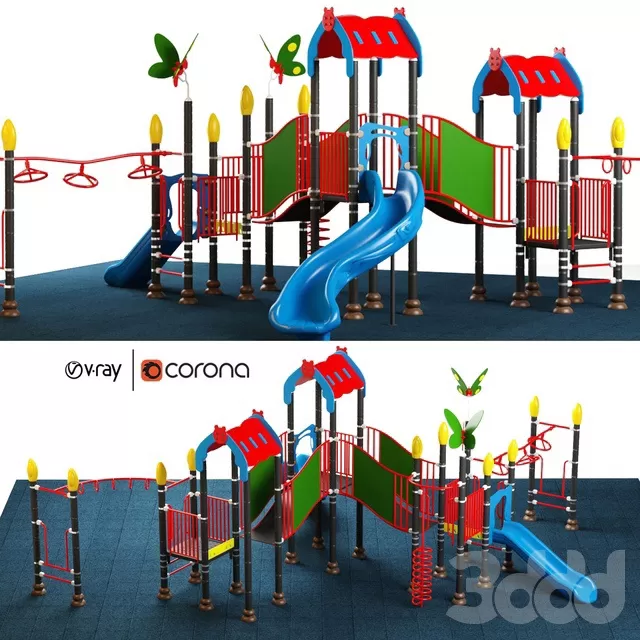 ARCHITECTURE – PLAYGROUND – 3D MODELS – FREE DOWNLOAD – 1620