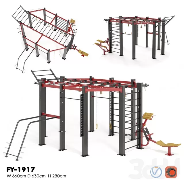 ARCHITECTURE – PLAYGROUND – 3D MODELS – FREE DOWNLOAD – 1621