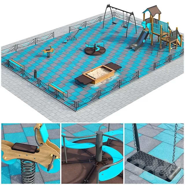 ARCHITECTURE – PLAYGROUND – 3D MODELS – FREE DOWNLOAD – 1644