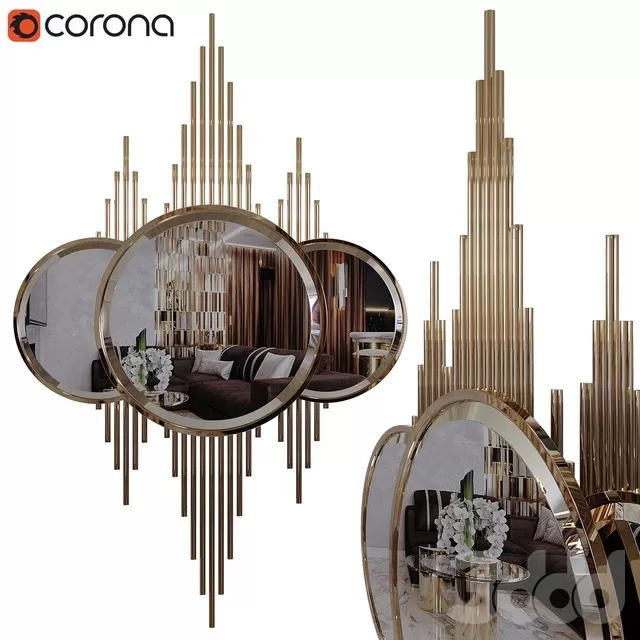 DECORATION – MIRROR – 3D MODELS – FREE DOWNLOAD – 4918