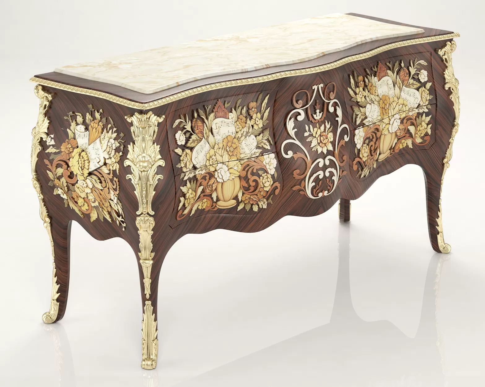 CLASSIC 3D MODELS – Masterpiece with 3D inlays – ModeneseGastone