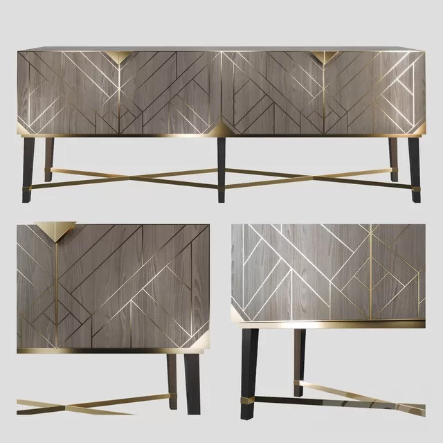 FURNITURE – SIDEBOARD & CHEST OF DRAWER – 3D MODELS – FREE DOWNLOAD – 9561