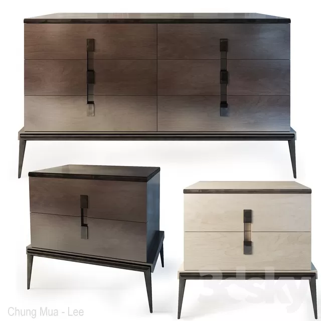 FURNITURE – SIDEBOARD & CHEST OF DRAWER – 3D MODELS – FREE DOWNLOAD – 9593