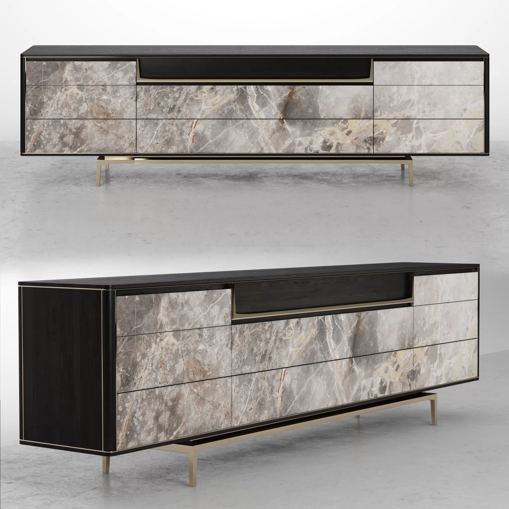 FURNITURE – SIDEBOARD & CHEST OF DRAWER – 3D MODELS – FREE DOWNLOAD – 9688