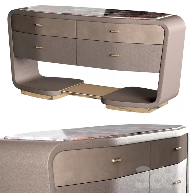 FURNITURE – SIDEBOARD & CHEST OF DRAWER – 3D MODELS – FREE DOWNLOAD – 9712