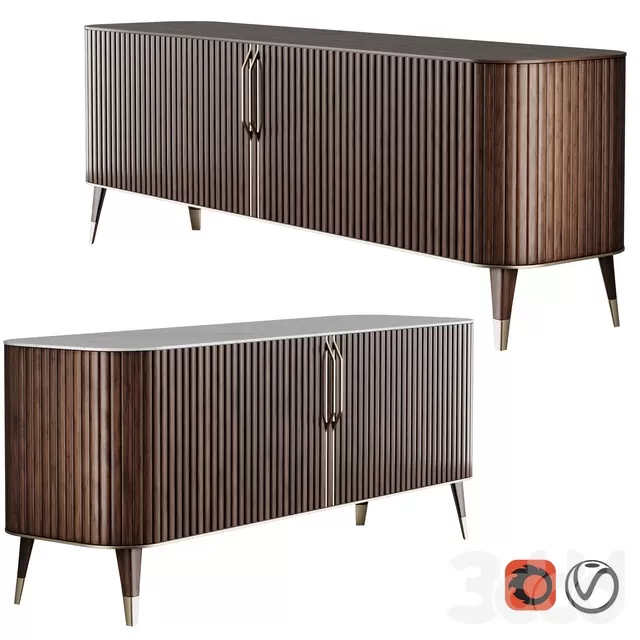 FURNITURE – SIDEBOARD & CHEST OF DRAWER – 3D MODELS – FREE DOWNLOAD – 9754