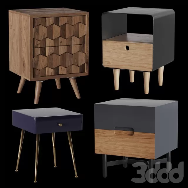 FURNITURE – SIDEBOARD & CHEST OF DRAWER – 3D MODELS – FREE DOWNLOAD – 9771