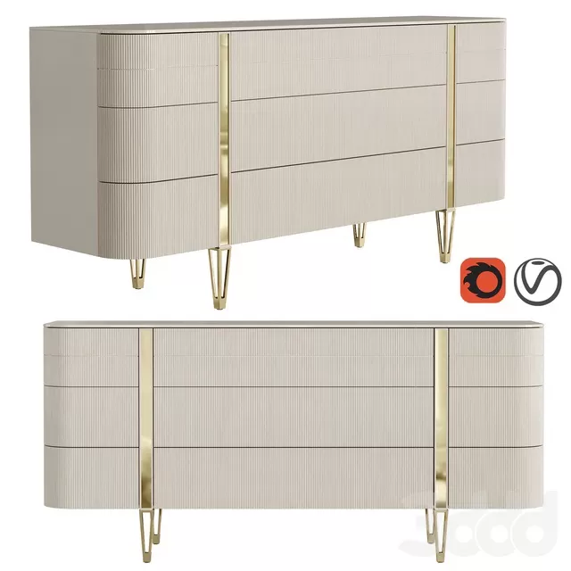 FURNITURE – SIDEBOARD & CHEST OF DRAWER – 3D MODELS – FREE DOWNLOAD – 9789