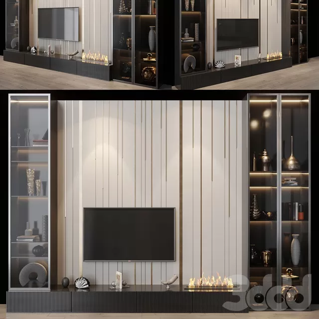 FURNITURE – TV WALL – 3D MODELS – FREE DOWNLOAD – 11951