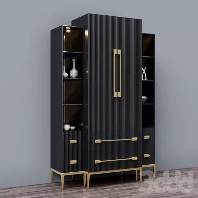 FURNITURE – WAREDROBE & DISPLAY – 3D MODELS – FREE DOWNLOAD – 12077
