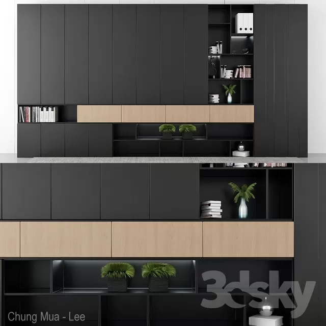 FURNITURE – WAREDROBE & DISPLAY – 3D MODELS – FREE DOWNLOAD – 12085