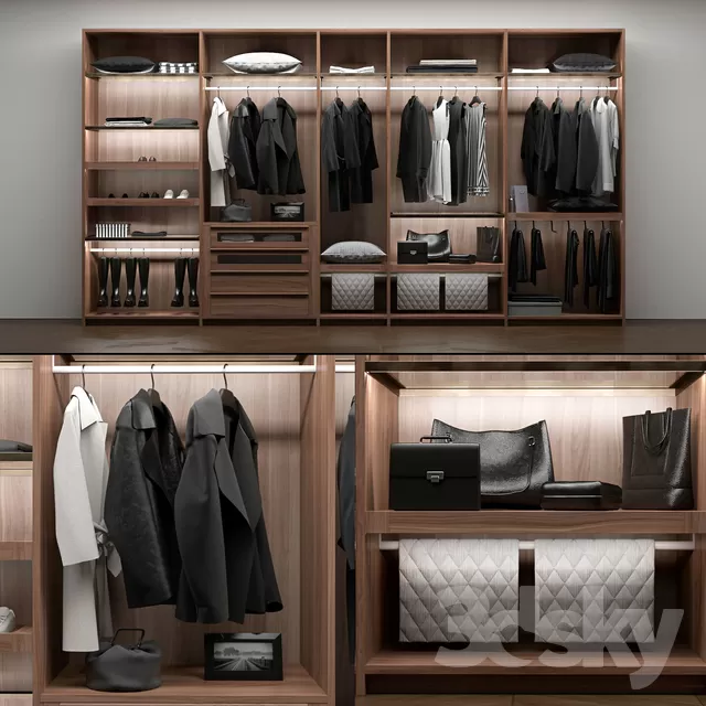 FURNITURE – WAREDROBE & DISPLAY – 3D MODELS – FREE DOWNLOAD – 12113