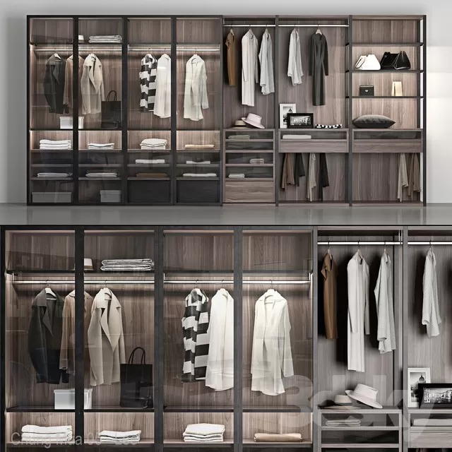 FURNITURE – WAREDROBE & DISPLAY – 3D MODELS – FREE DOWNLOAD – 12133