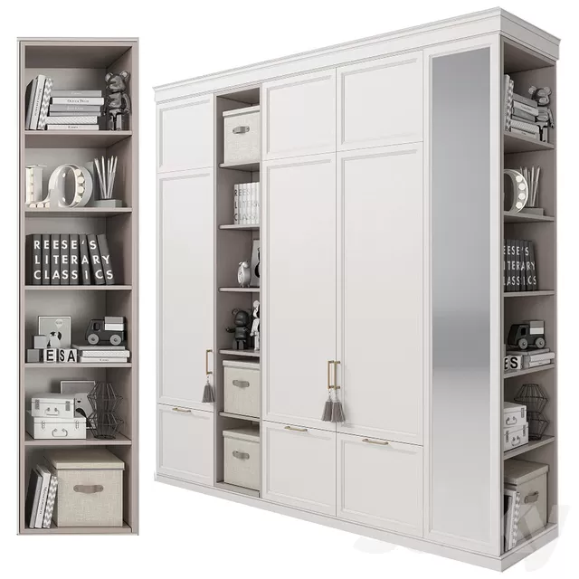 FURNITURE – WAREDROBE & DISPLAY – 3D MODELS – FREE DOWNLOAD – 12144
