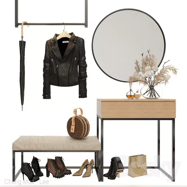 FURNITURE – WAREDROBE & DISPLAY – 3D MODELS – FREE DOWNLOAD – 12180