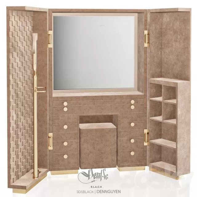 FURNITURE – WAREDROBE & DISPLAY – 3D MODELS – FREE DOWNLOAD – 12196
