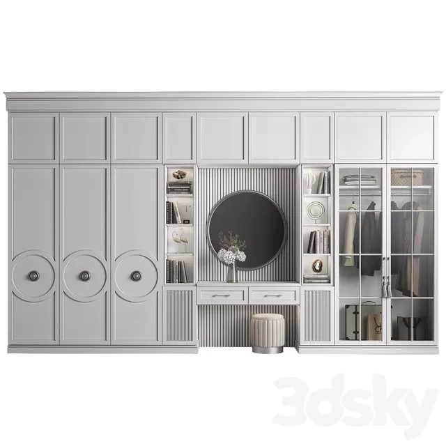 FURNITURE – WAREDROBE & DISPLAY – 3D MODELS – FREE DOWNLOAD – 12207