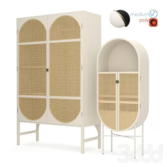 FURNITURE – WAREDROBE & DISPLAY – 3D MODELS – FREE DOWNLOAD – 12235