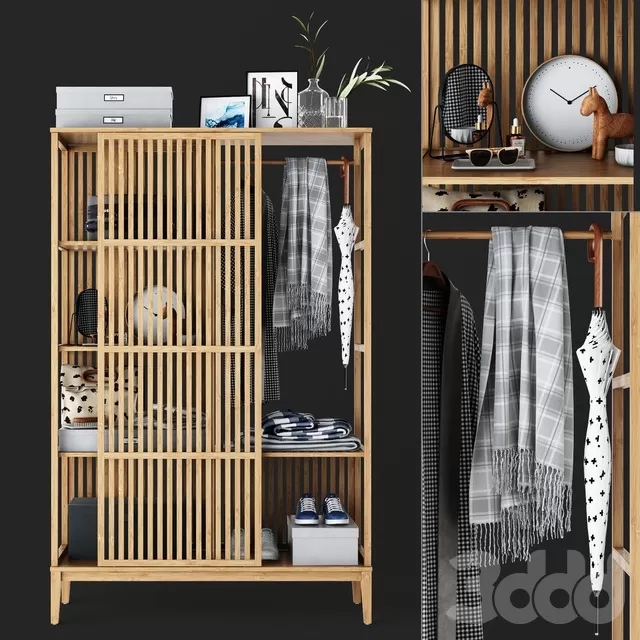 FURNITURE – WAREDROBE & DISPLAY – 3D MODELS – FREE DOWNLOAD – 12238
