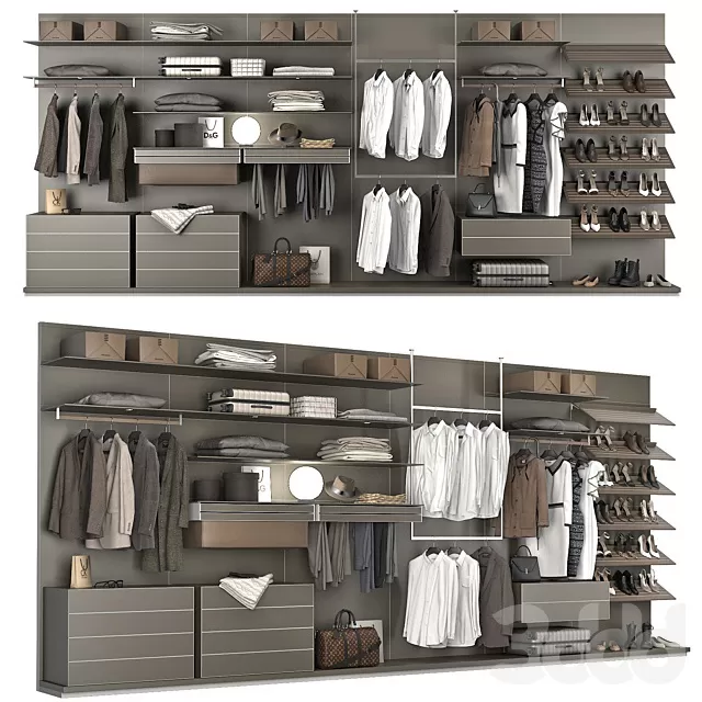 FURNITURE – WAREDROBE & DISPLAY – 3D MODELS – FREE DOWNLOAD – 12329